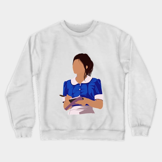 Waitress Clara Crewneck Sweatshirt by samanthagarrett